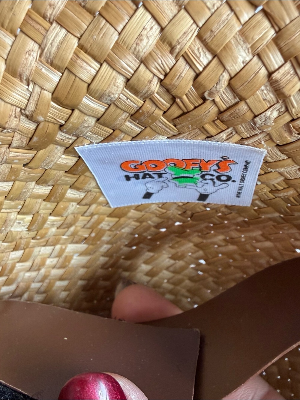 DISNEY Goofy’s Hat Co. Mickey Wicker Hat - Picture 7 of 9